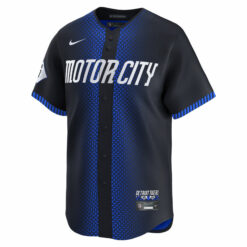 Alternative view of Parker Meadows Detroit Tigers Navy City Connect Limited Jersey - All Stitched
