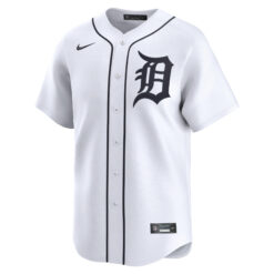 Alternative view of Gleyber Torres Detroit Tigers White Home Limited Jersey - All Stitched