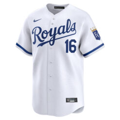 Alternative view of Bo Jackson Kansas City Royals White Home Limited Jersey - All Stitched