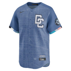 Alternative view of James Wood Washington Nationals Blue 2025 City Connect Limited Jersey - All Stitched