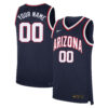 Custom Arizona Wildcats College Basketball Navy Road Jersey - All Stitched