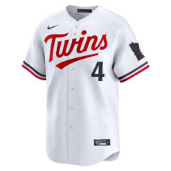Alternative view of Carlos Correa Minnesota Twins White Home Limited Jersey - All Stitched
