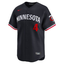Alternative view of Carlos Correa Minnesota Twins Navy Alternate Limited Jersey - All Stitched