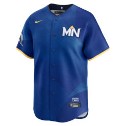 Alternative view of Carlos Correa Minnesota Twins Royal Blue City Connect Limited Jersey - All Stitched