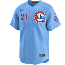 Alternative view of Sammy Sosa Chicago Cubs Blue Alternate Limited Jersey - All Stitched