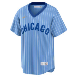 Alternative view of Mark Grace Chicago Cubs Blue 1978 Cooperstown Collection Jersey - All Stitched