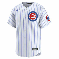 Alternative view of Ernie Banks Chicago Cubs White Home Limited Jersey - All Stitched