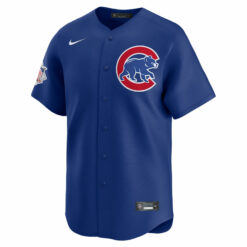 Alternative view of Kyle Tucker Chicago Cubs Royal Blue Alternate Limited Jersey - All Stitched