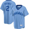 Nico Hoerner Chicago Cubs Blue 1978 Cooperstown Collection Jersey - All Stitched