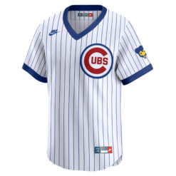 Alternative view of Ryne Sandberg Chicago Cubs White 1968 Cooperstown Collection Jersey - All Stitched