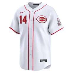 Alternative view of Pete Rose Cincinnati Reds White Home Limited Jersey - All Stitched