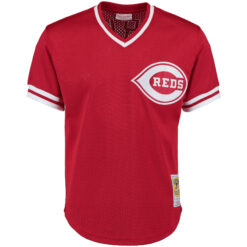Alternative view of Barry Larkin Cincinnati Reds Red Throwback Jersey - All Stitched