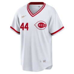 Alternative view of Elly De La Cruz Cincinnati Reds White Throwback Jersey - All Stitched