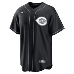 Alternative view of Elly De La Cruz Cincinnati Reds Black Alternate Jersey - All Stitched