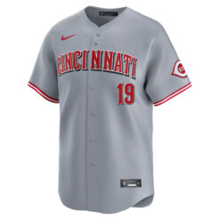 Alternative view of Joey Votto Cincinnati Reds Grey Road Limited Jersey - All Stitched
