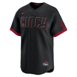 Alternative view of Joey Votto Cincinnati Reds Black City Connect Limited Jersey - All Stitched