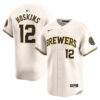 Rhys Hoskins Milwaukee Brewers Cream Home Limited Jersey - All Stitched