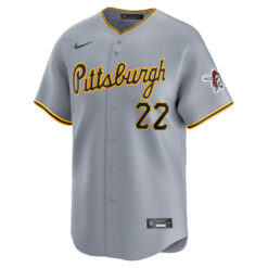 Alternative view of Andrew McCutchen Pittsburgh Pirates Grey Road Limited Jersey - All Stitched