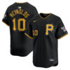 Bryan Reynolds Pittsburgh Pirates Black Alternate Limited Jersey - All Stitched