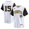 Oneil Cruz Pittsburgh Pirates White Throwback Jersey - All Stitched