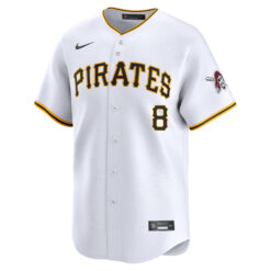 Alternative view of Willie Stargell Pittsburgh Pirates White Home Limited Jersey - All Stitched