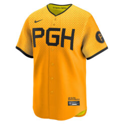 Alternative view of Willie Stargell Pittsburgh Pirates Gold City Connect Limited Jersey - All Stitched