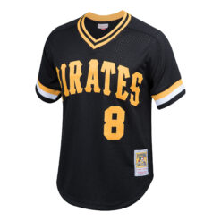 Alternative view of Willie Stargell Pittsburgh Pirates Black Throwback Jersey - All Stitched
