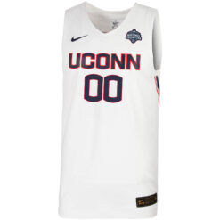 Alternative view of Custom UConn Huskies Women's Basketball White Jersey - All Stitched