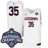 Azzi Fudd UConn Huskies Women's Basketball White Jersey - All Stitched