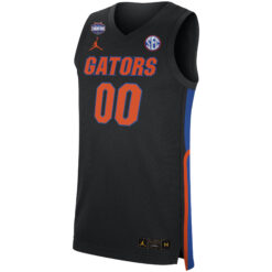 Alternative view of Custom Florida Gators Basketball Black 2025 National Champions Jersey - All Stitched