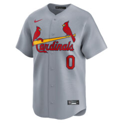 Alternative view of Masyn Winn St. Louis Cardinals Grey Road Limited Jersey - All Stitched