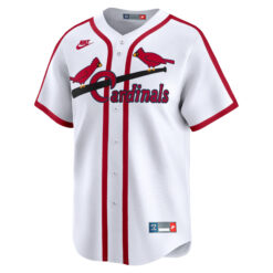 Alternative view of Masyn Winn St. Louis Cardinals White Cooperstown Collection Jersey - All Stitched