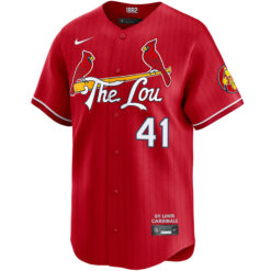 Alternative view of Alec Burleson St. Louis Cardinals Red City Connect Limited Jersey - All Stitched