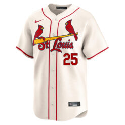 Alternative view of Mark McGwire St. Louis Cardinals Cream Alternate Limited Jersey - All Stitched