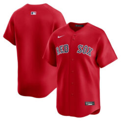 Boston Red Sox Red Alternate Limited Jersey - All Stitched