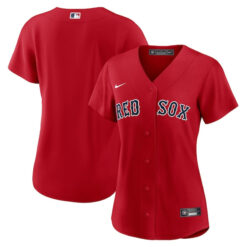 Alternative view of Boston Red Sox Red Alternate Jersey - All Stitched