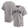 Boston Red Sox Gray Throwback Jersey - All Stitched