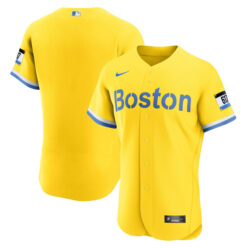 Boston Red Sox Gold City Connect Elite Jersey - All Stitched