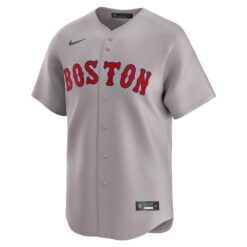 Alternative view of Jarren Duran Boston Red Sox Grey Road Limited Jersey - All Stitched