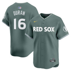 Jarren Duran Boston Red Sox Green City Connect Theme Jersey - All Stitched