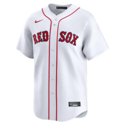 Alternative view of Nomar Garciaparra Boston Red Sox White Home Limited Jersey - All Stitched