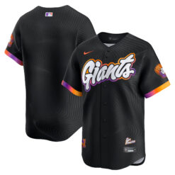 San Francisco Giants Anthracite 2025 City Connect Limited Jersey - All Stitched