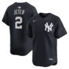 Derek Jeter New York Yankees Navy 2nd Alternate Limited Jersey - All Stitched