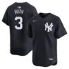 Babe Ruth New York Yankees Navy 2nd Alternate Limited Jersey - All Stitched