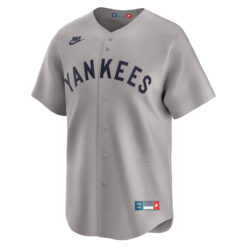 Alternative view of Mariano Rivera New York Yankees Grey Cooperstown Collection Jersey - All Stitched