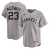 Don Mattingly New York Yankees Grey Cooperstown Collection Jersey - All Stitched