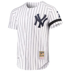 Alternative view of Don Mattingly New York Yankees White Cooperstown Collection Jersey - All Stitched