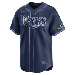 Alternative view of Kevin Kiermaier Tampa Bay Rays Navy Road Limited Jersey - All Stitched