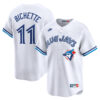 Bo Bichette Toronto Blue Jays White Throwback Limited Jersey - All Stitched