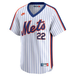 Alternative view of Juan Soto New York Mets White Cooperstown Collection Limited Jersey - All Stitched